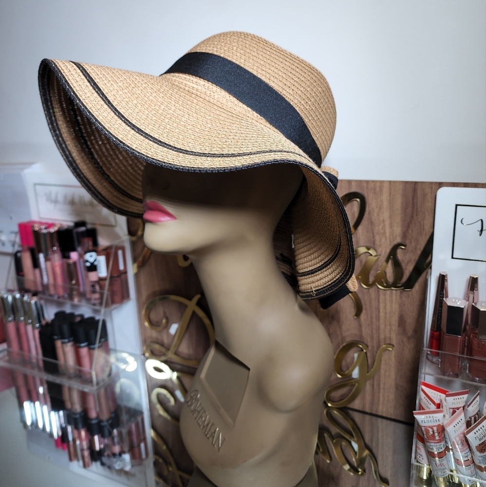 Bow Straw Hat